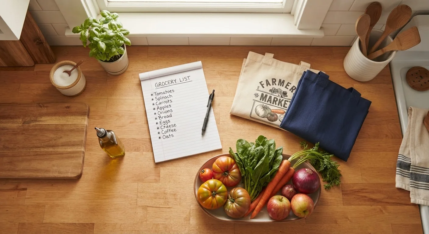 Before You Head to the Grocery Store: A Weekly Budget-Shopping Checklist