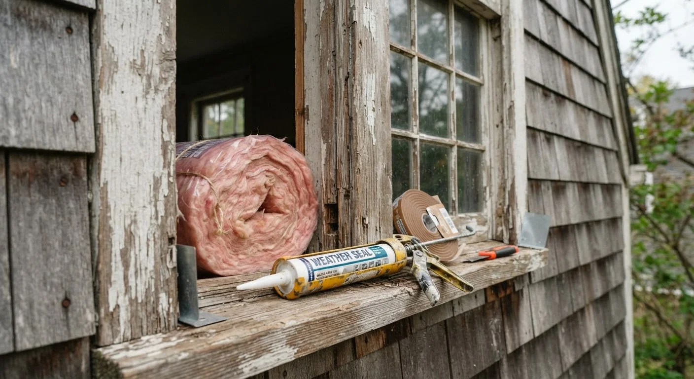 Insulation, Weatherstripping, and Caulking: Which Sealing Upgrade Saves More