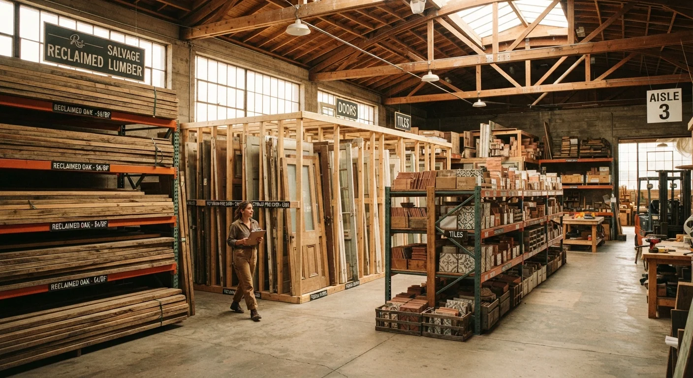 Second-Hand, Surplus, and Salvage: A Guide to Affordable Building Materials